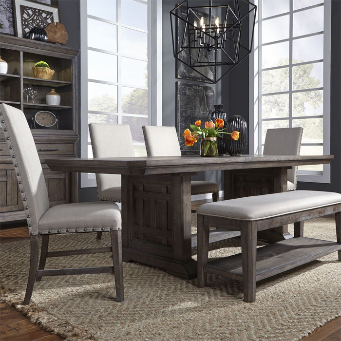 Liberty Furniture | Dining 6 Piece Trestle Table Sets in Charlottesville, Virginia 836