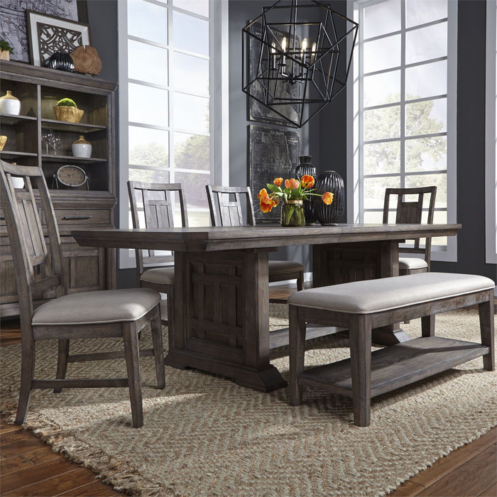 Liberty Furniture | Dining Opt 6 Piece Trestle Table Sets in Washington D.C, NV 824