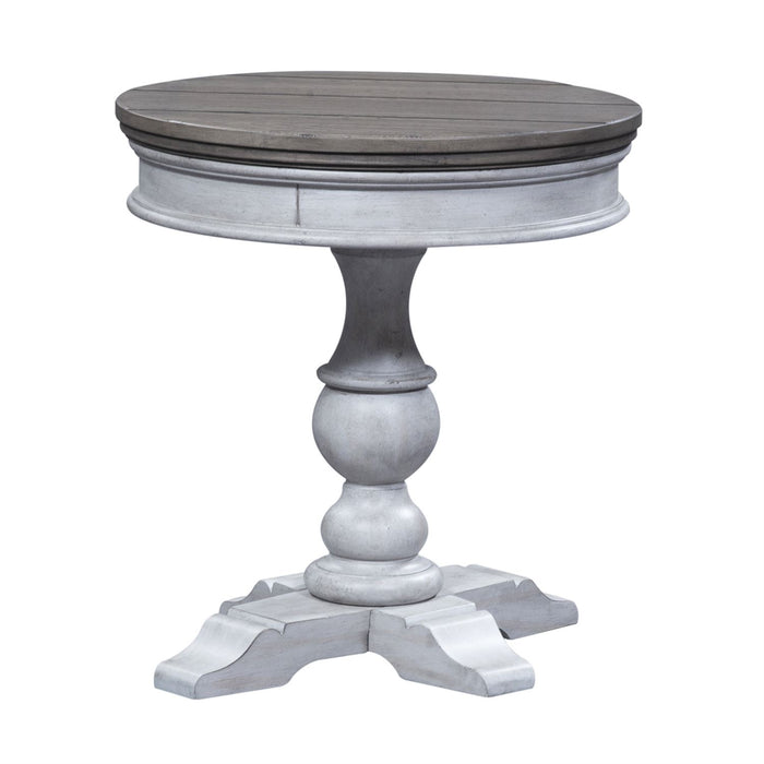 Liberty Furniture | Occasional Round Pedestal Chair Side Table in Richmond Virginia 16707