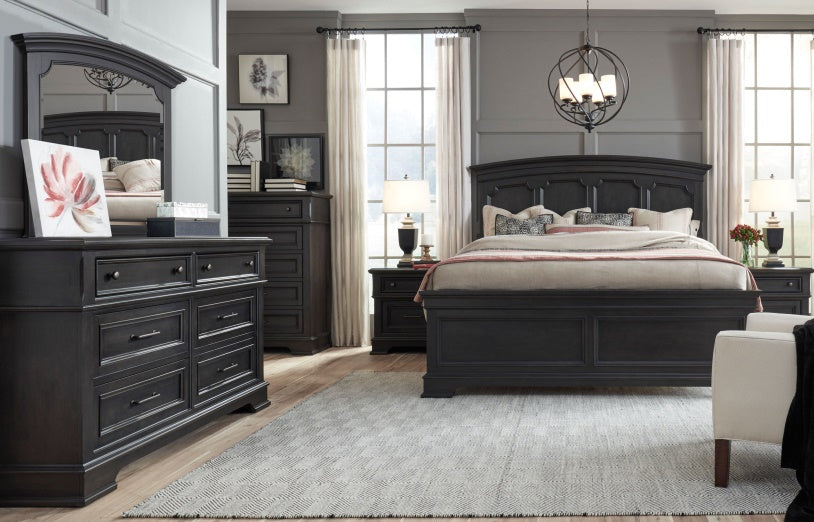 Legacy Classic Furniture | Bedroom Arched Queen Panel 4 Piece Bedroom Set in Pennsylvania 8667