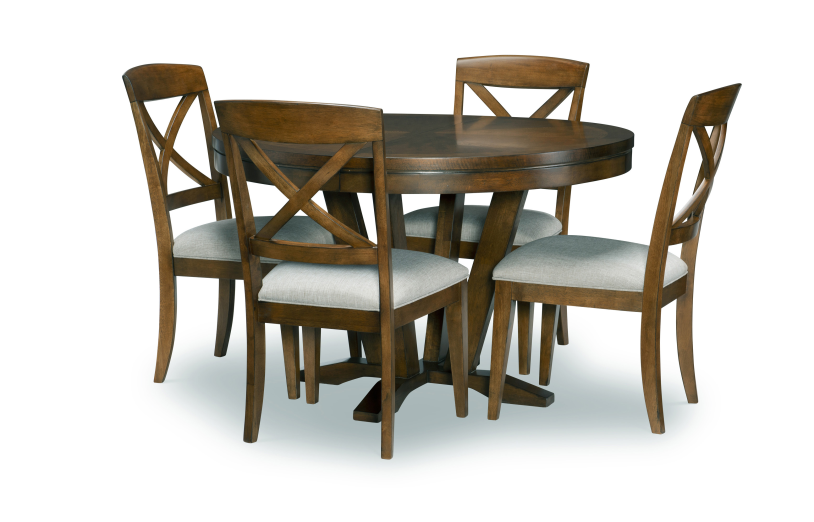 Legacy Classic Furniture | Dining Round To Oval Pedestal Table 5 Piece Set in Baltimore, MD 13865