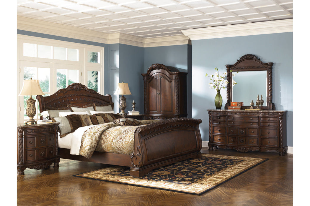 Ashley Furniture |Bedroom King Sleigh Bed 3 Piece Bedroom Set in Pennsylvania 9692