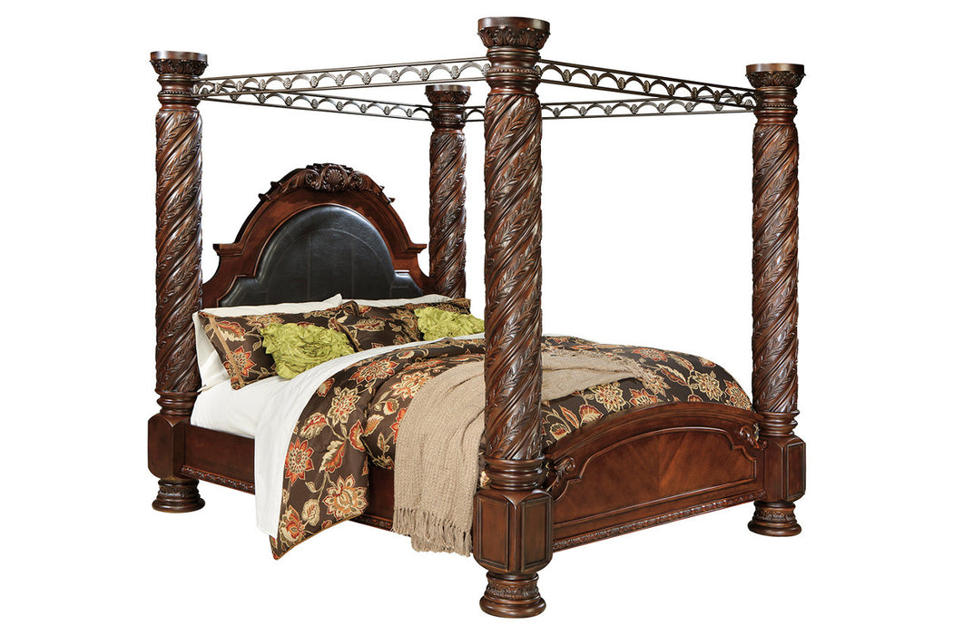 Ashley Furniture | Bedroom CA King Canopy Bed 5 Piece Bedroom Set in Pennsylvania 9953