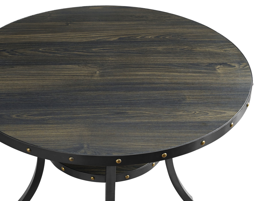 New Classic Furniture | Dining Round Dining Table 5 Piece Set-Smoke in Richmond,VA 6040