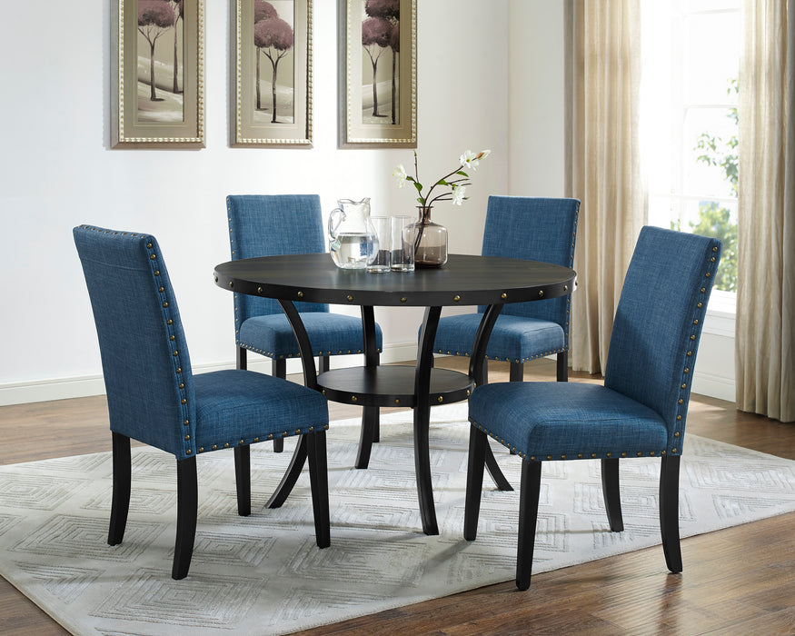 New Classic Furniture | Dining Chair-Marine Blue in Richmond,VA 6024