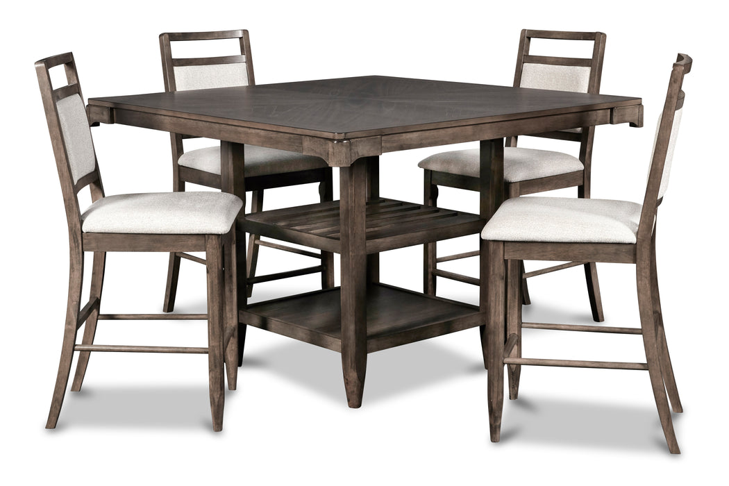 New Classic Furniture | Dining Counter Table 5 Piece Sets in Richmond,VA 6068