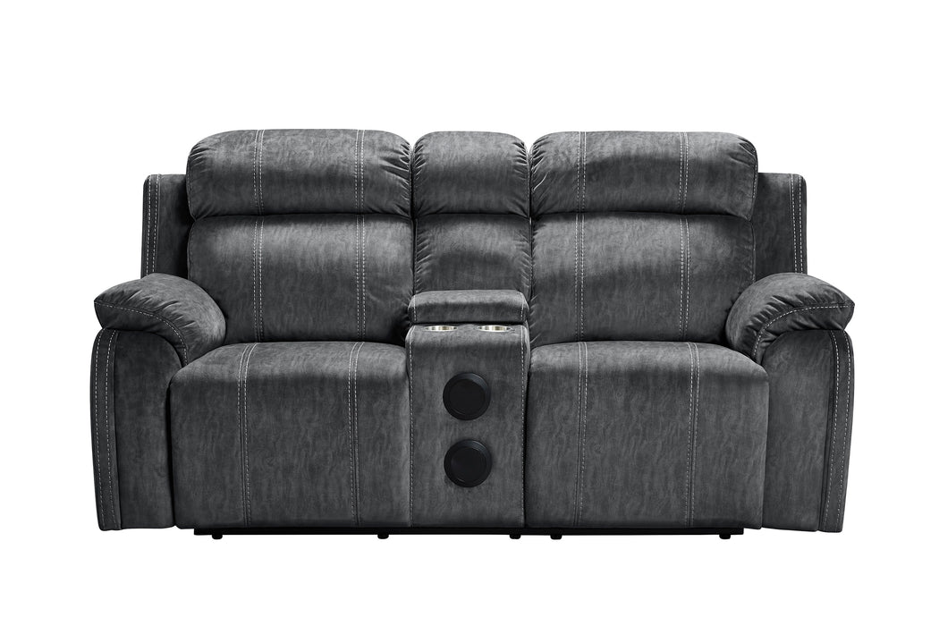 New Classic Furniture | Living Recliner Console Loveseat w/ Speaker in Winchester, VA 6171